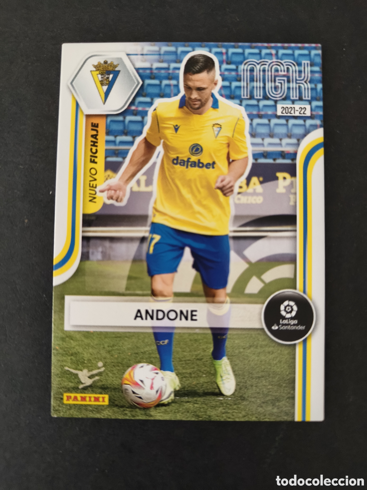 Fu&szlig;ball-Sticker: Megacracks 2021/22 486 Andone Cadiz Nuevo Fichaje
