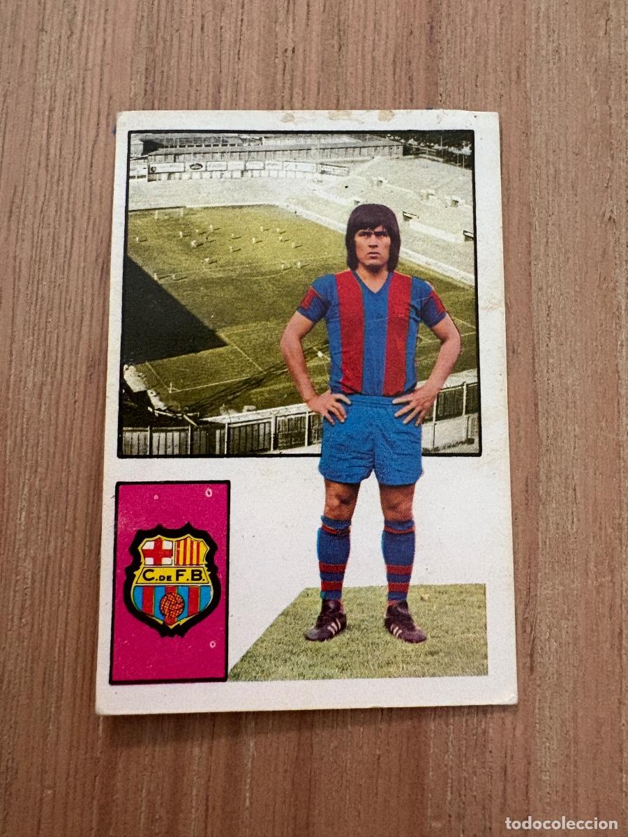 Figurine di Calcio: 21. CROMO DESPEGADO LIGA FHER SOTIL BARCELONA 1974-75 74&ndash;75