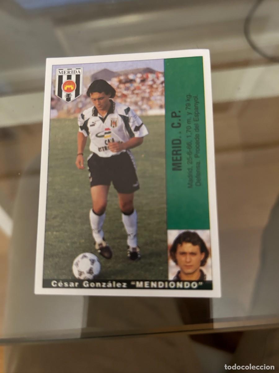 Fu&szlig;ball-Sticker: mendiondo merida nuevo liga 95 96 panini