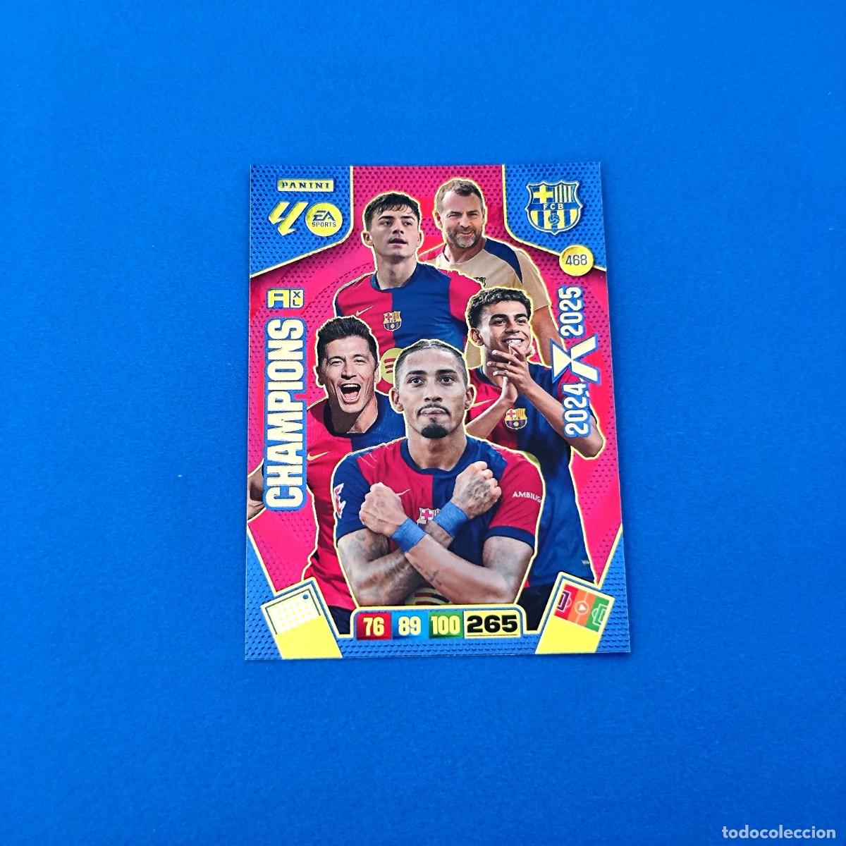Cromos de F&uacute;tbol: Adrenalyn 2025 2026 / 25 26 476 Card Champions Barcelona 24 25 /2024 2025