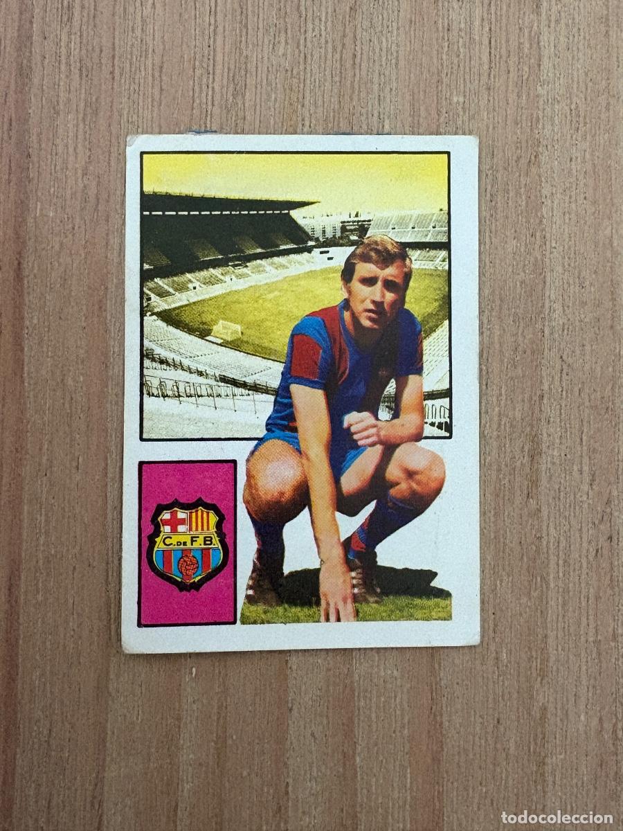 Cromos de F&uacute;tbol: 21. CROMO DESPEGADO LIGA FHER REXACH BARCELONA 1974-75 74&ndash;75