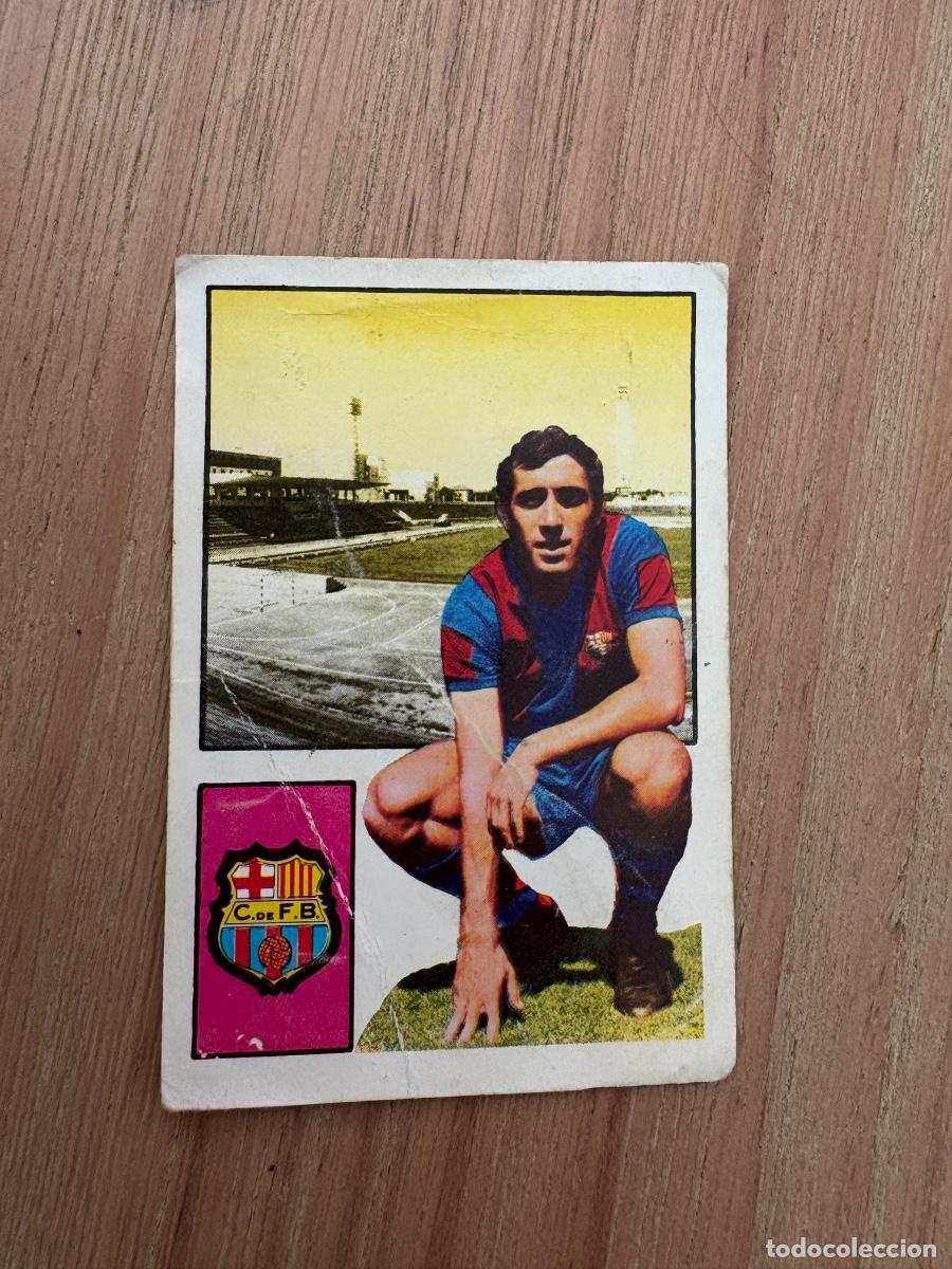Cromos de F&uacute;tbol: 21. CROMO DESPEGADO LIGA FHER ASENSI BARCELONA 1974-75 74&ndash;75