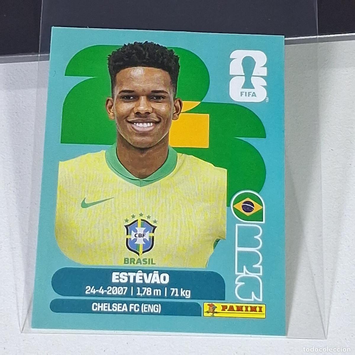 Cromos de F&uacute;tbol: A36 BRA20 EST&Eacute;V&Atilde;O 20 BRAZIL BRASIL BRA MUNDIAL FIFA WORLD CUP 2026 STICKER PANINI