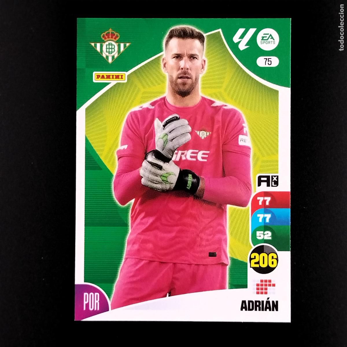 Cromos de F&uacute;tbol: 75 ADRIAN BETIS CROMOS ADRENALYN XL LALIGA CARD 2024 2025 24 25 PANINI