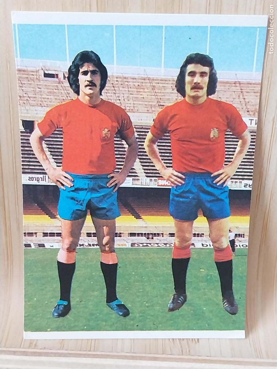 Cromos de F&uacute;tbol: CAPON - BENITO SELECCION ESPA&Ntilde;A RUIROMER A&Ntilde;O 1975 75 76 CROMO 210 +*-* SIN PEGAR NUNCA ROMERO