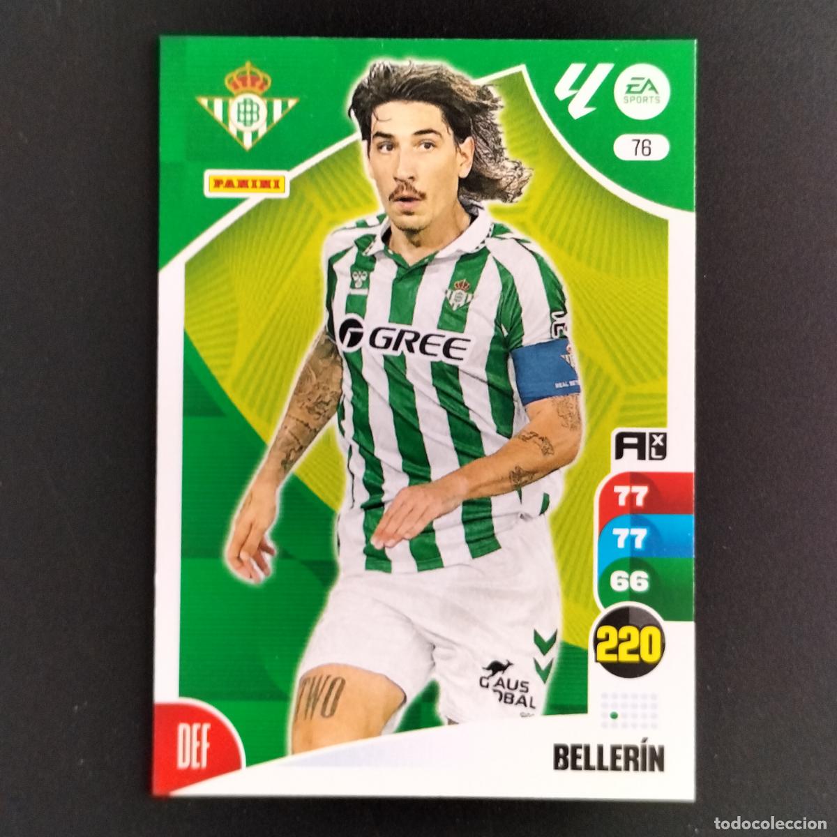 Cromos de F&uacute;tbol: 76 BELLERIN BETIS CROMOS ADRENALYN XL LALIGA CARD 2024 2025 24 25 PANINI