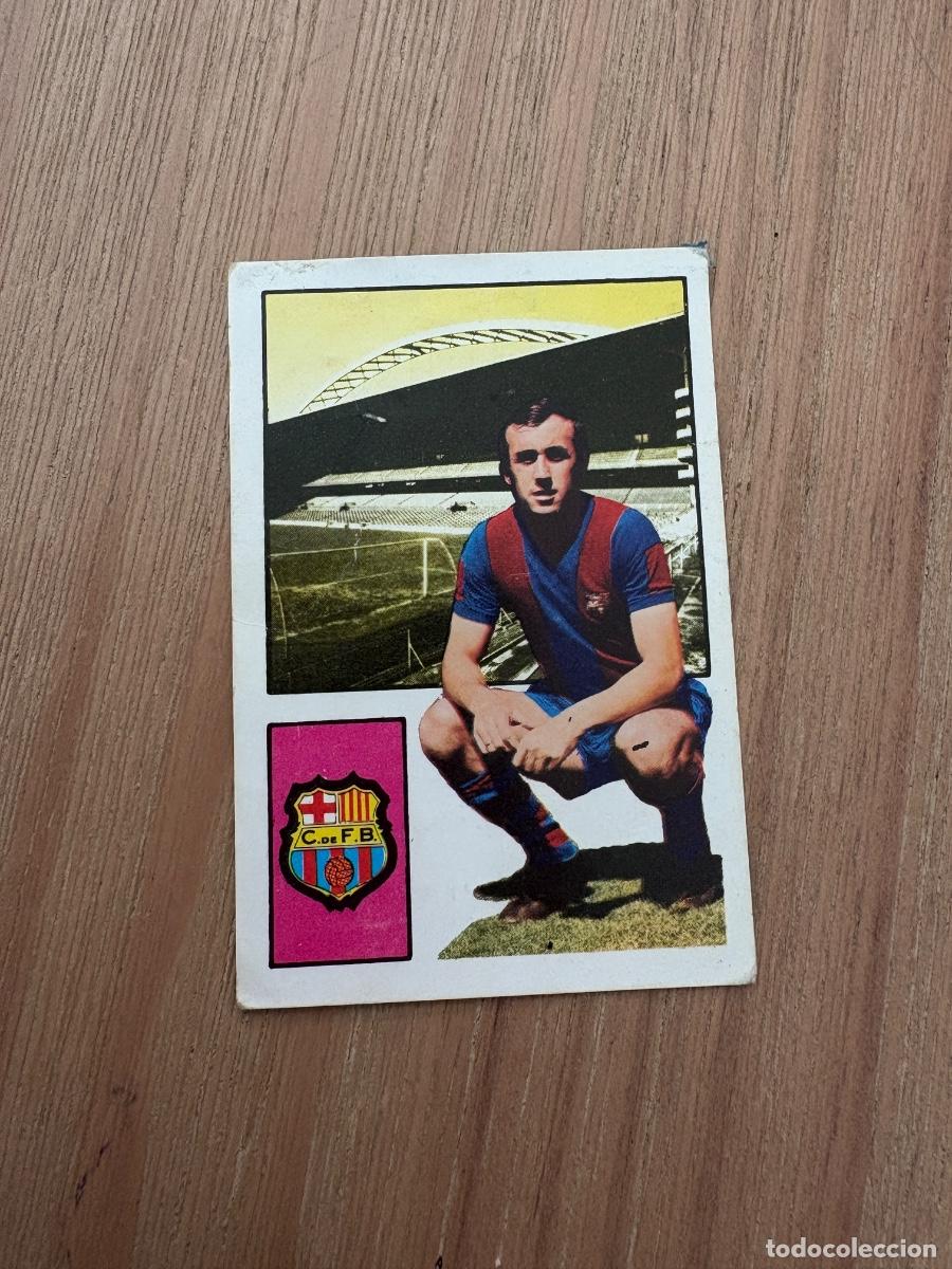 Cromos de F&uacute;tbol: 21. CROMO DESPEGADO LIGA FHER JUAN CARLOS BARCELONA 1974-75 74&ndash;75