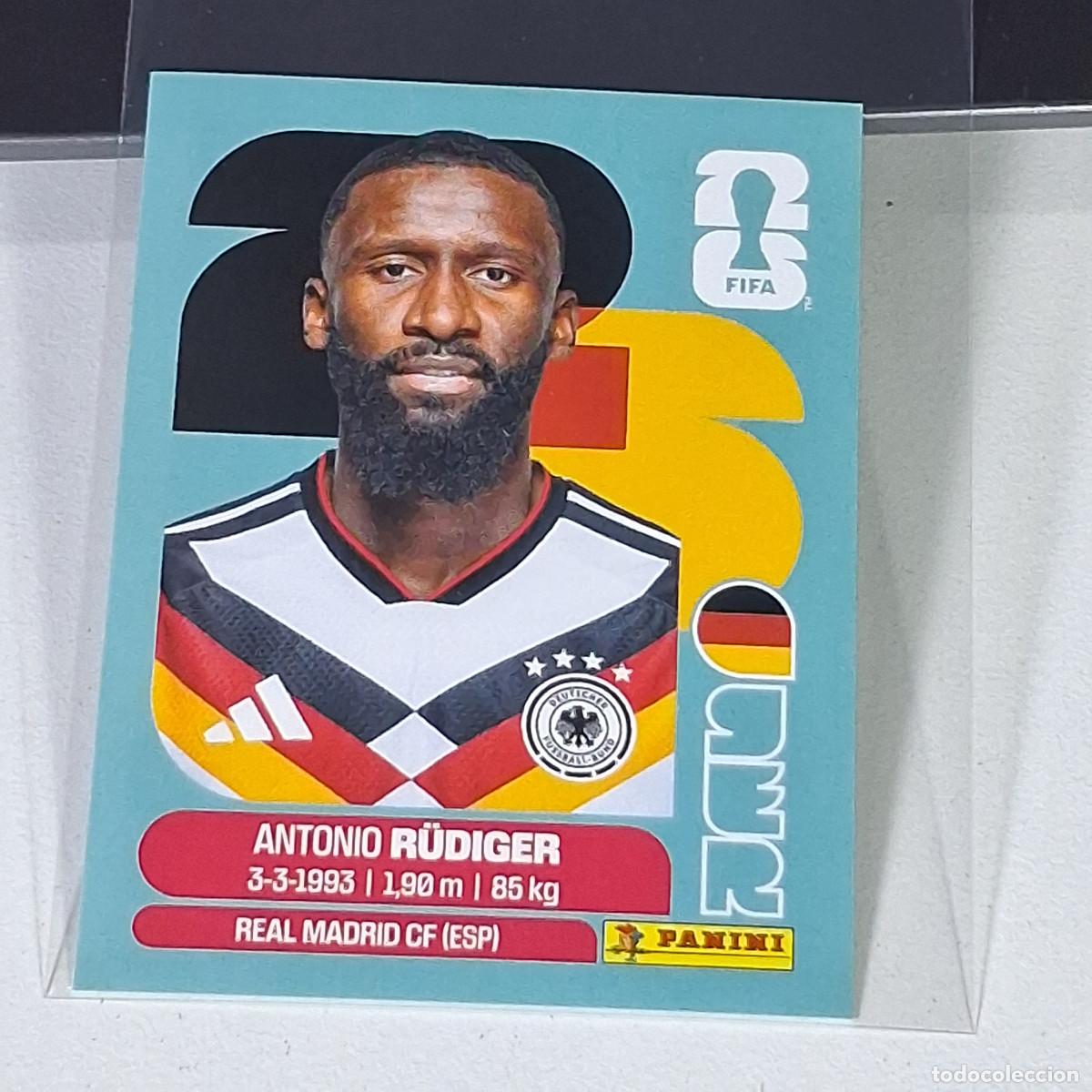 Cromos de F&uacute;tbol: A36 GER6 ANTONIO R&Uuml;DIGER 6 ALEMANIA GERMANY GER MUNDIAL FIFA WORLD CUP 2026 STICKER PANINI