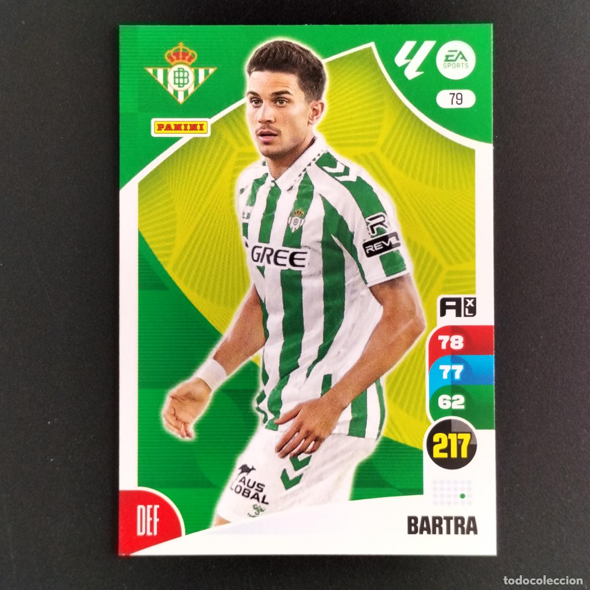 Cromos de F&uacute;tbol: 79 MARC BARTRA BETIS CROMOS ADRENALYN XL LALIGA CARD 2024 2025 24 25 PANINI