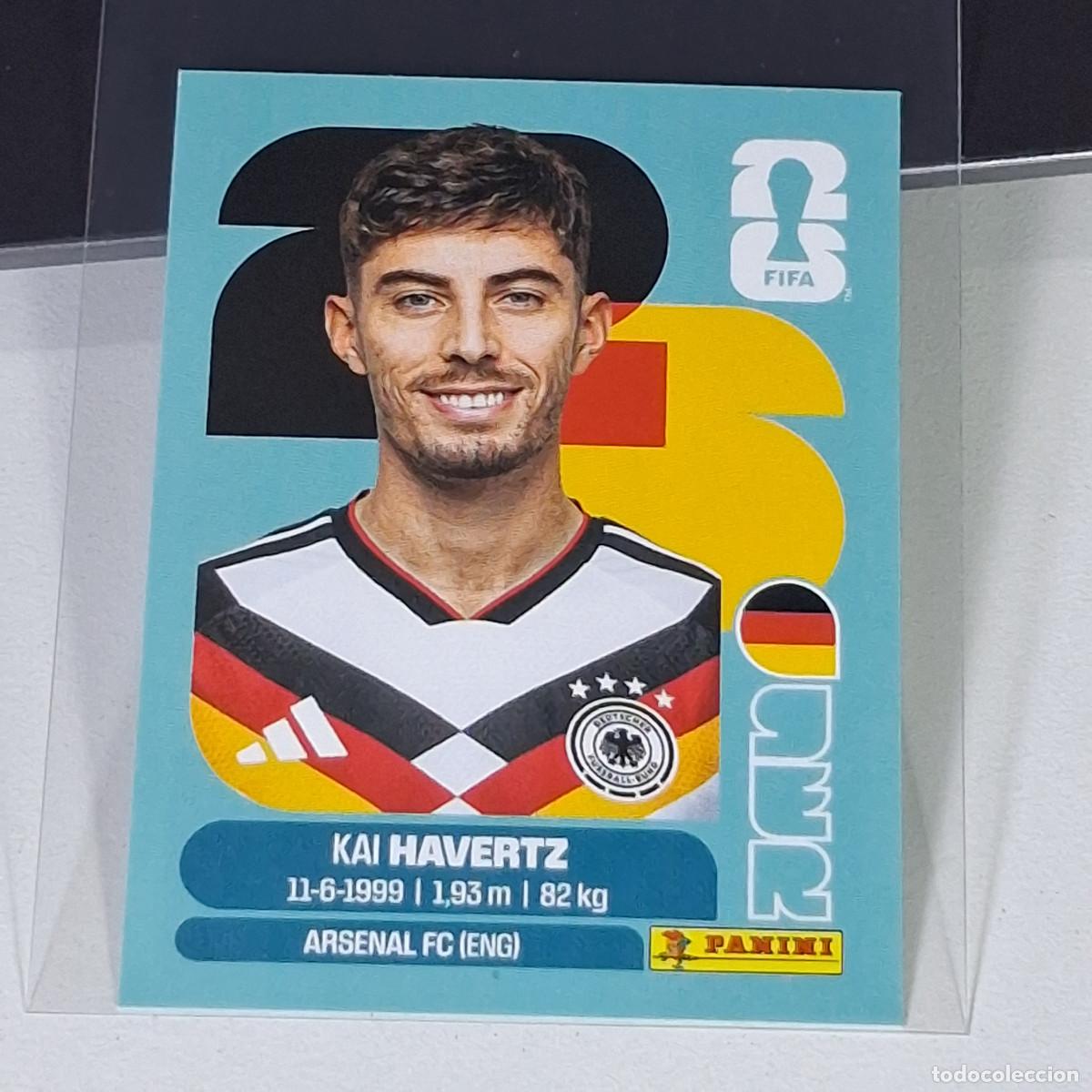 Cromos de F&uacute;tbol: A36 GER17 KAI HAVERTZ 17 ALEMANIA GERMANY GER MUNDIAL FIFA WORLD CUP 2026 STICKER PANINI