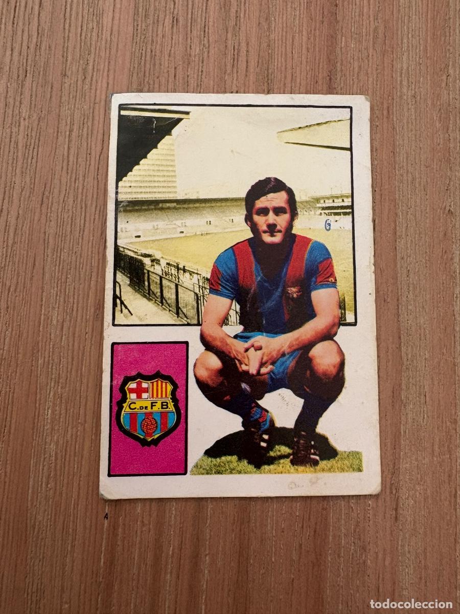 Cromos de F&uacute;tbol: 21. CROMO DESPEGADO LIGA FHER TORRES BARCELONA 1974-75 74&ndash;75