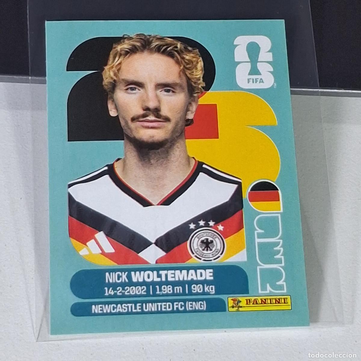 Cromos de F&uacute;tbol: A36 GER20 NICK WOLTEMADE 20 ALEMANIA GERMANY GER MUNDIAL FIFA WORLD CUP 2026 STICKER PANINI