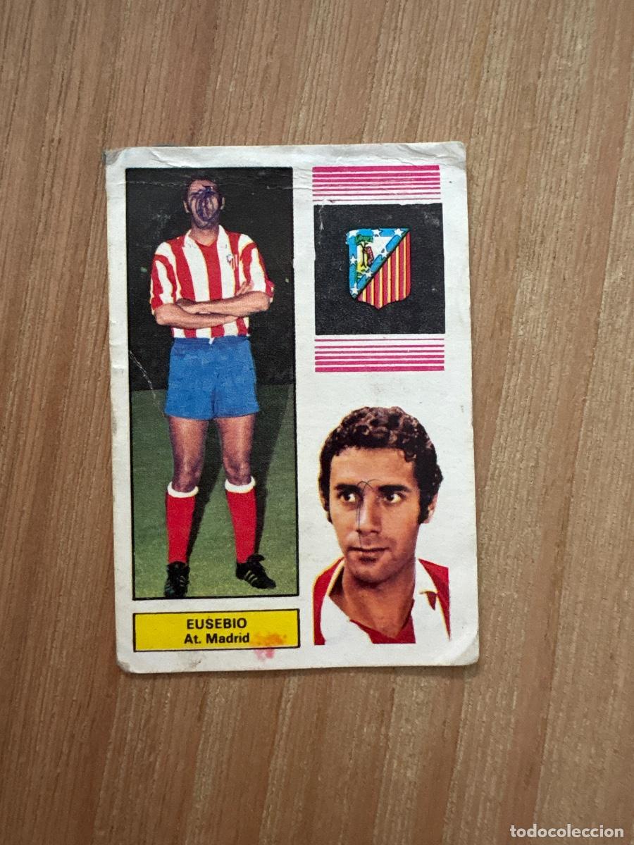 Cartes &agrave; collectionner de Football: 21. CROMO DESPEGADO LIGA FHER EUSEBIO ATL&Eacute;TICO DE MADRID 1974-75 74&ndash;75