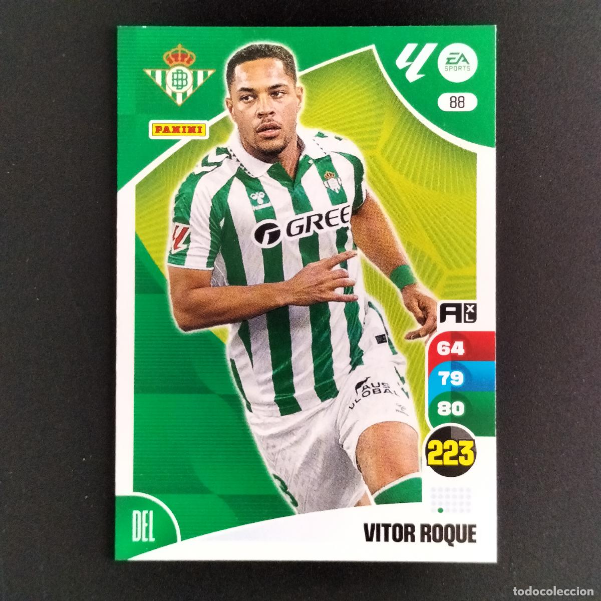 Cartes &agrave; collectionner de Football: 88 VITOR ROQUE BETIS CROMOS ADRENALYN XL LALIGA CARD 2024 2025 24 25 PANINI