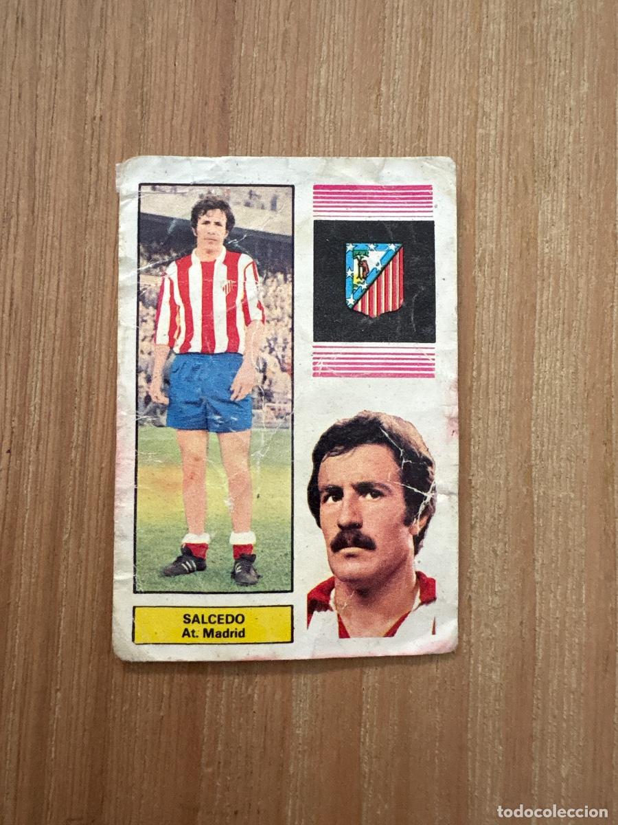 Fu&szlig;ball-Sticker: 21. CROMO DESPEGADO LIGA FHER SALCEDO ATL&Eacute;TICO DE MADRID 1974-75 74&ndash;75