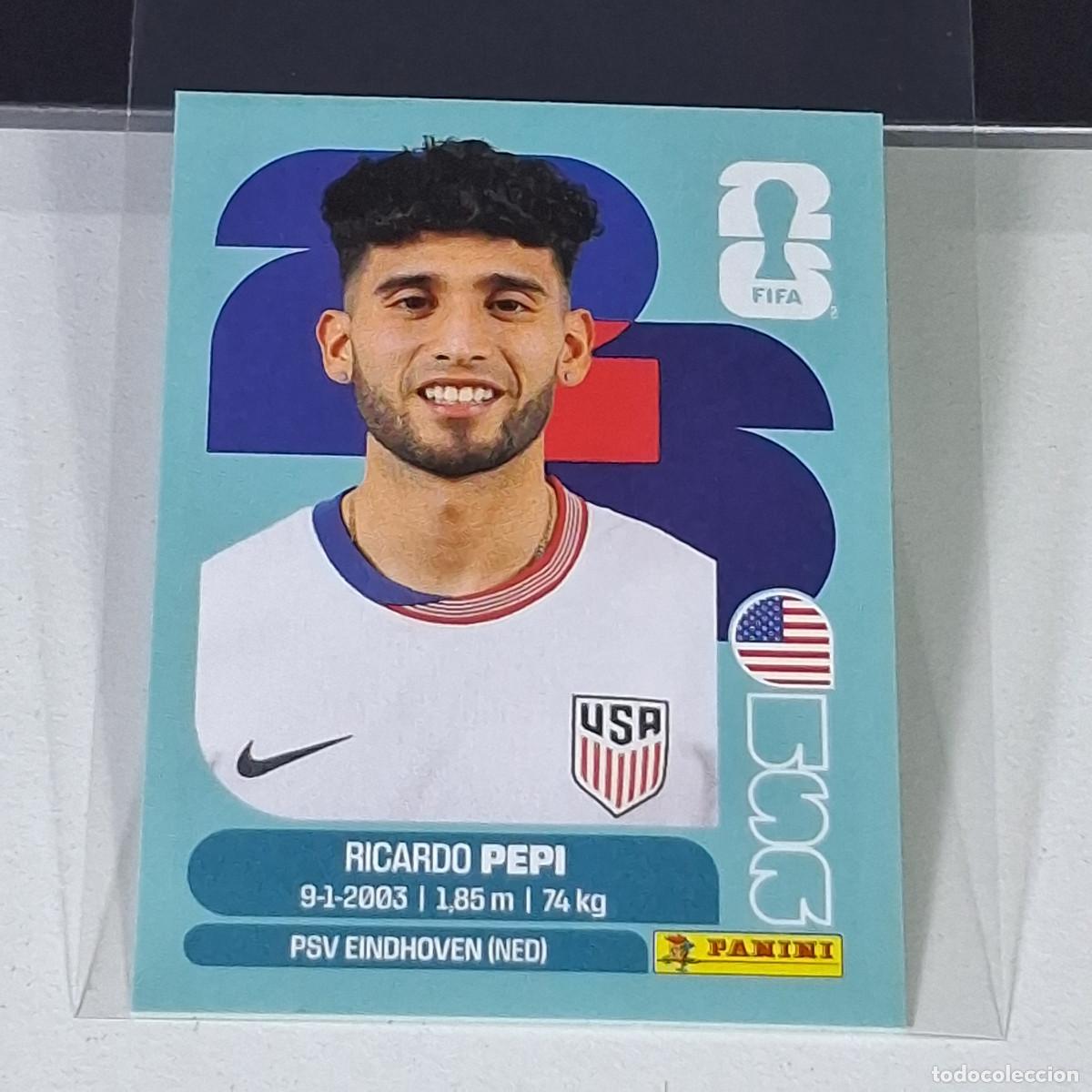 Fu&szlig;ball-Sticker: A36 USA18 RICARDO PEPI 18 ESTADOS UNIDOS USA MUNDIAL FIFA WORLD CUP 2026 STICKER PANINI
