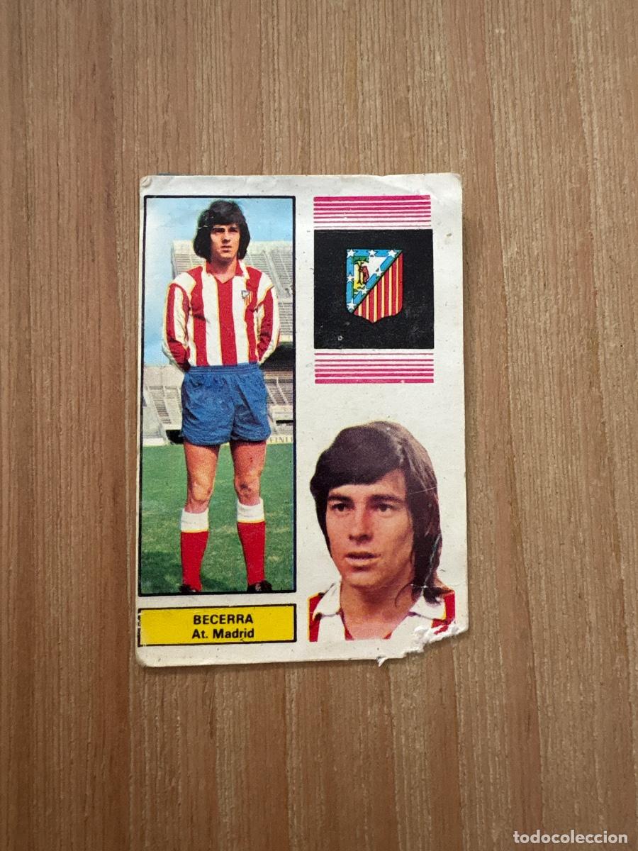 Fu&szlig;ball-Sticker: 21. CROMO DESPEGADO LIGA FHER BECERRA ATL&Eacute;TICO DE MADRID 1974-75 74&ndash;75