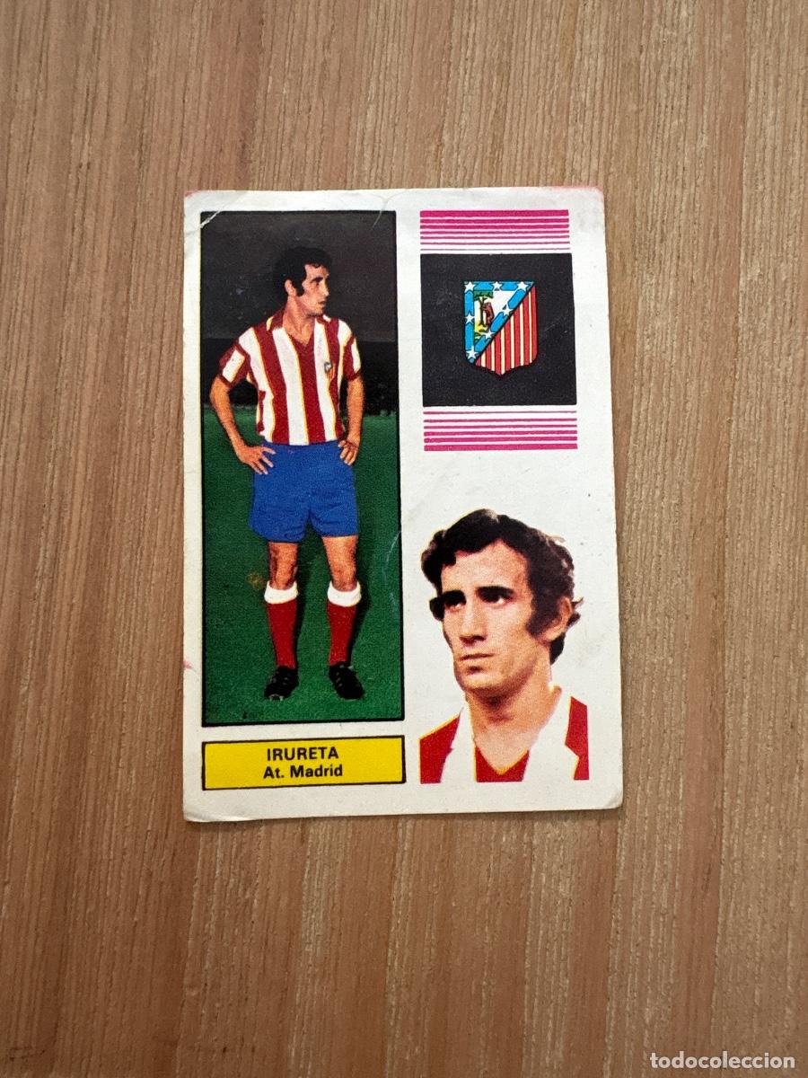 Fu&szlig;ball-Sticker: 21. CROMO DESPEGADO LIGA FHER IRURETA ATL&Eacute;TICO DE MADRID 1974-75 74&ndash;75