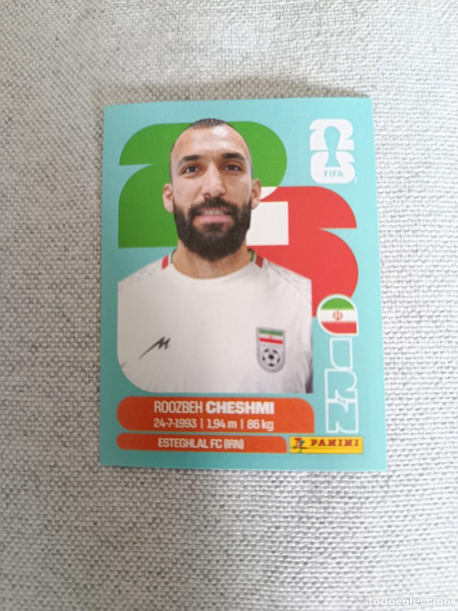 Fu&szlig;ball-Sticker: Panini Mundial 2026 Estados Unidos-Mexico. 15- Cheshmi. Ir&aacute;n. Nunca pegado.
