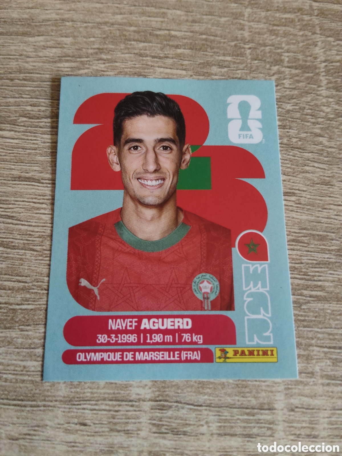 Cromos de F&uacute;tbol: Panini mundial 2026 MAR 6 Nayef Aguerd Marruecos