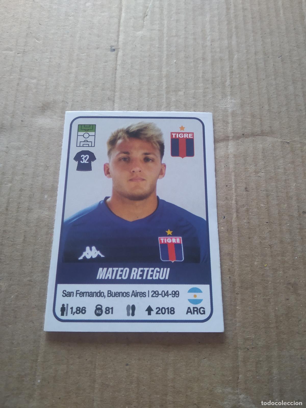 Cromos de F&uacute;tbol: 445 MATEO RETEGUI TIGRE CROMO FUTBOL ARGENTINO PANINI LIGA ARGENTINA 2023