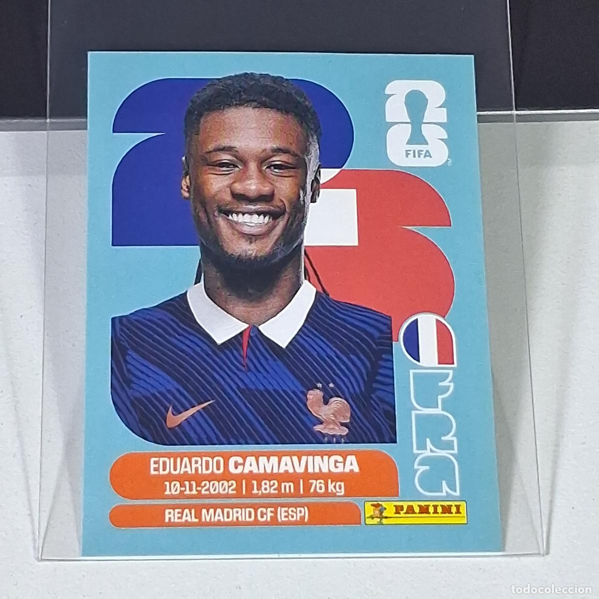 Cromos de F&uacute;tbol: A36 FRA10 EDUARDO CAMAVINGA 10 FRANCIA FRANCE FRA MUNDIAL FIFA WORLD CUP 2026 STICKER PANINI