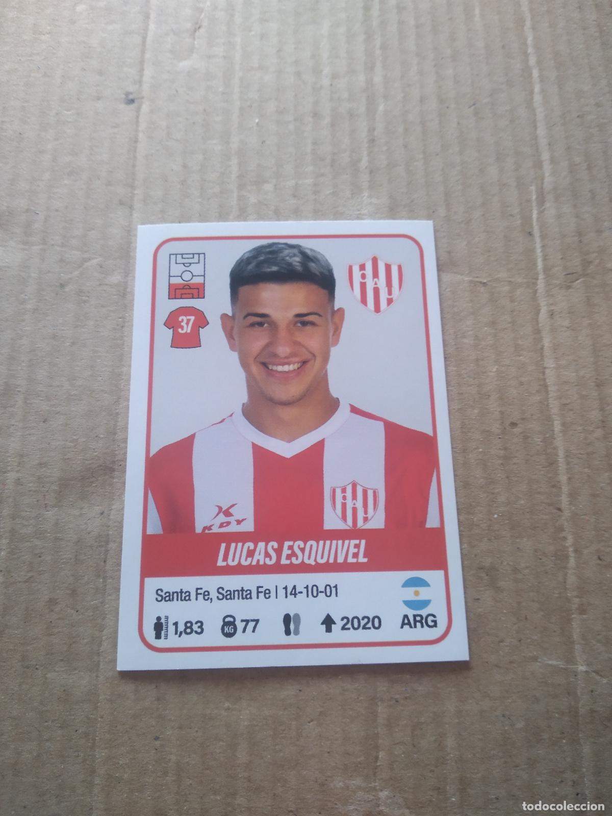 Cromos de F&uacute;tbol: 448 LUCAS ESQUIVEL UNION CROMO FUTBOL ARGENTINO PANINI LIGA ARGENTINA 2023