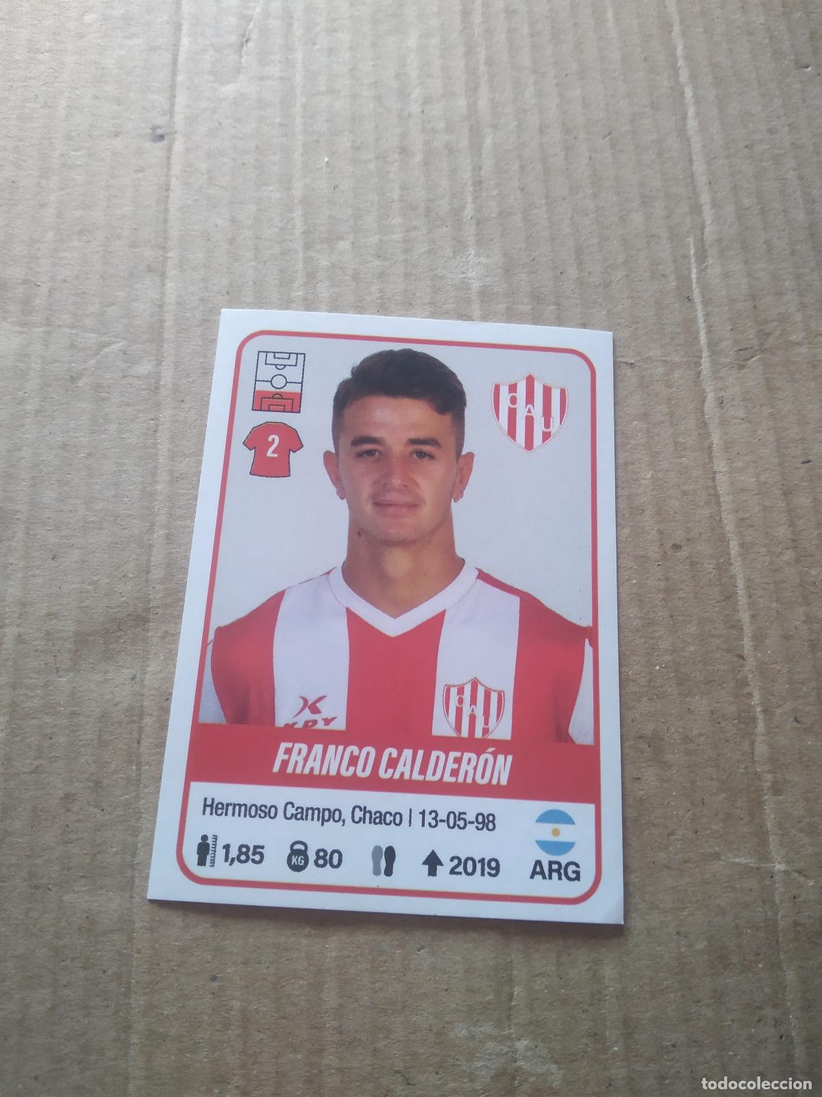 Cromos de F&uacute;tbol: 449 FRANCO CALDERON UNION CROMO FUTBOL ARGENTINO PANINI LIGA ARGENTINA 2023