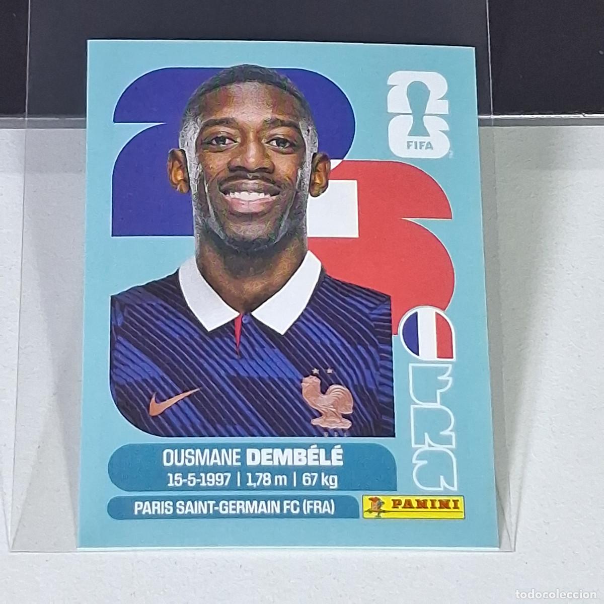 Cromos de F&uacute;tbol: A36 FRA 15 FRA15 OUSMANE DEMB&Eacute;L&Eacute; FRANCIA FRANCE FRA MUNDIAL FIFA WORLD CUP 2026 STICKER PANINI