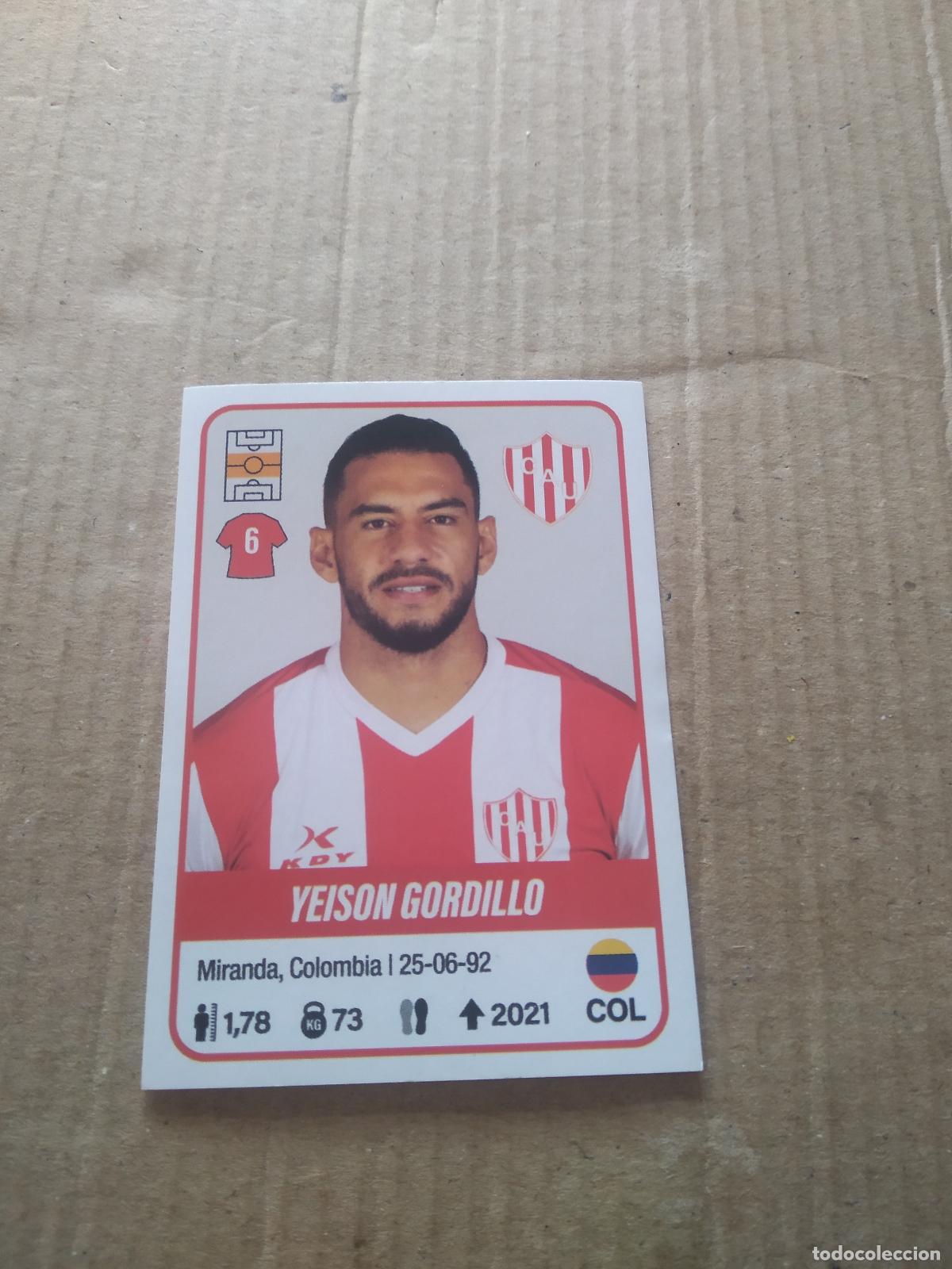 Figurine di Calcio: 454 YEISON GORDILLO UNION CROMO FUTBOL ARGENTINO PANINI LIGA ARGENTINA 2023