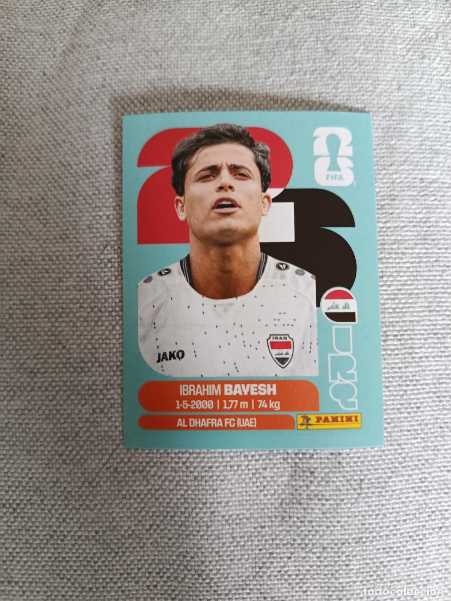 Cromos de F&uacute;tbol: Panini Mundial 2026 Estados Unidos-Mexico. 11- Bayesh. Iraq. Nunca pegado.