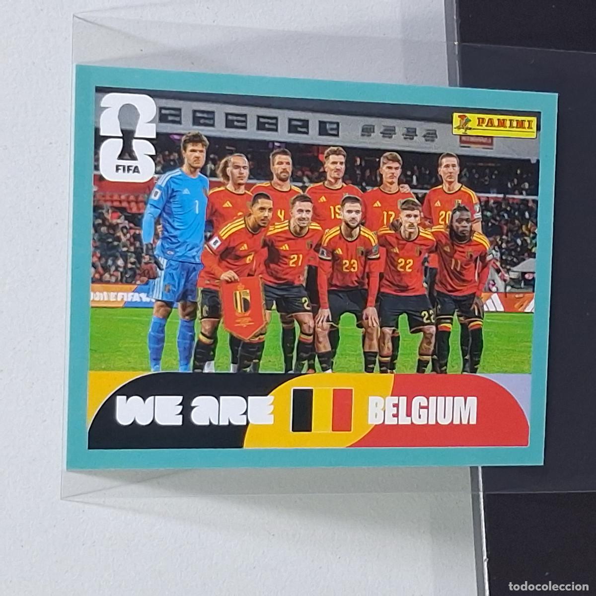 Cromos de F&uacute;tbol: A36 BEL13 TEAM PHOTO EQUIPO 13 B&Eacute;LGICA BELGIUM MUNDIAL FIFA WORLD CUP 2026 STICKER PANINI
