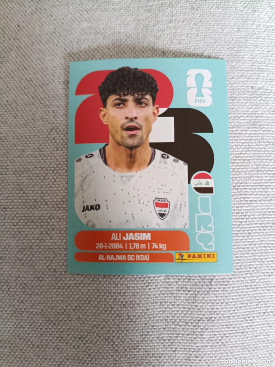 Cromos de F&uacute;tbol: Panini Mundial 2026 Estados Unidos-Mexico. 12- Jasim. Iraq. Nunca pegado.