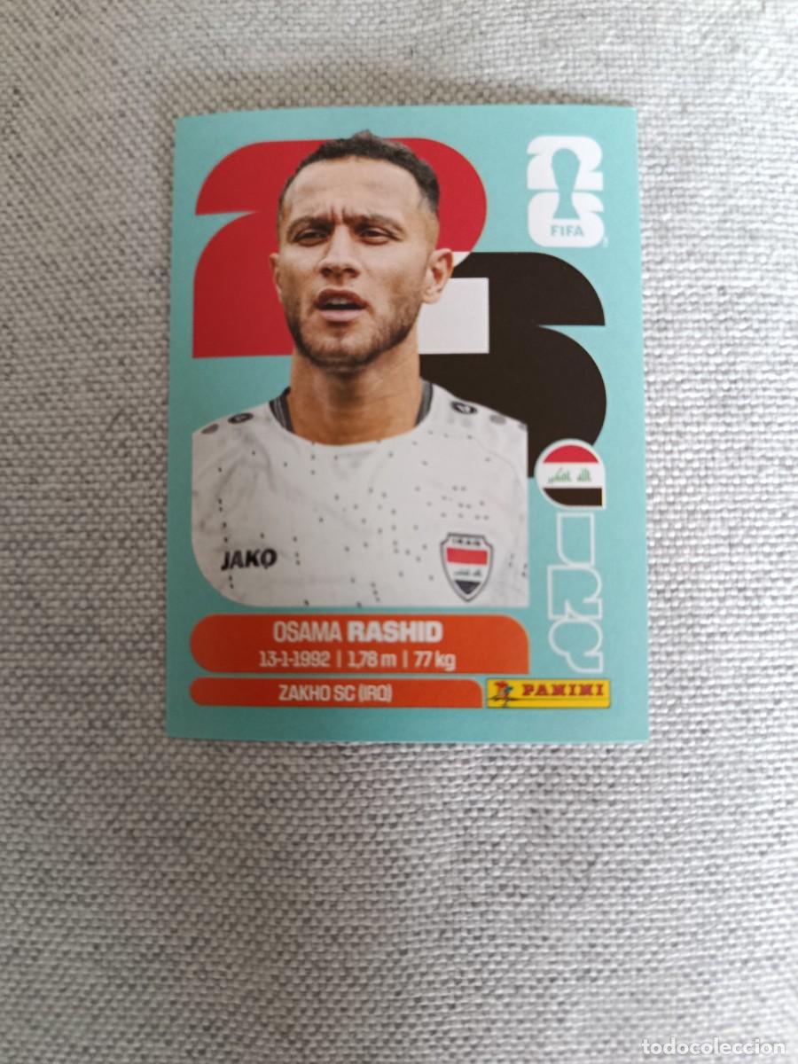 Cromos de F&uacute;tbol: Panini Mundial 2026 Estados Unidos-Mexico. 17- Rashid. Iraq. Nunca pegado.