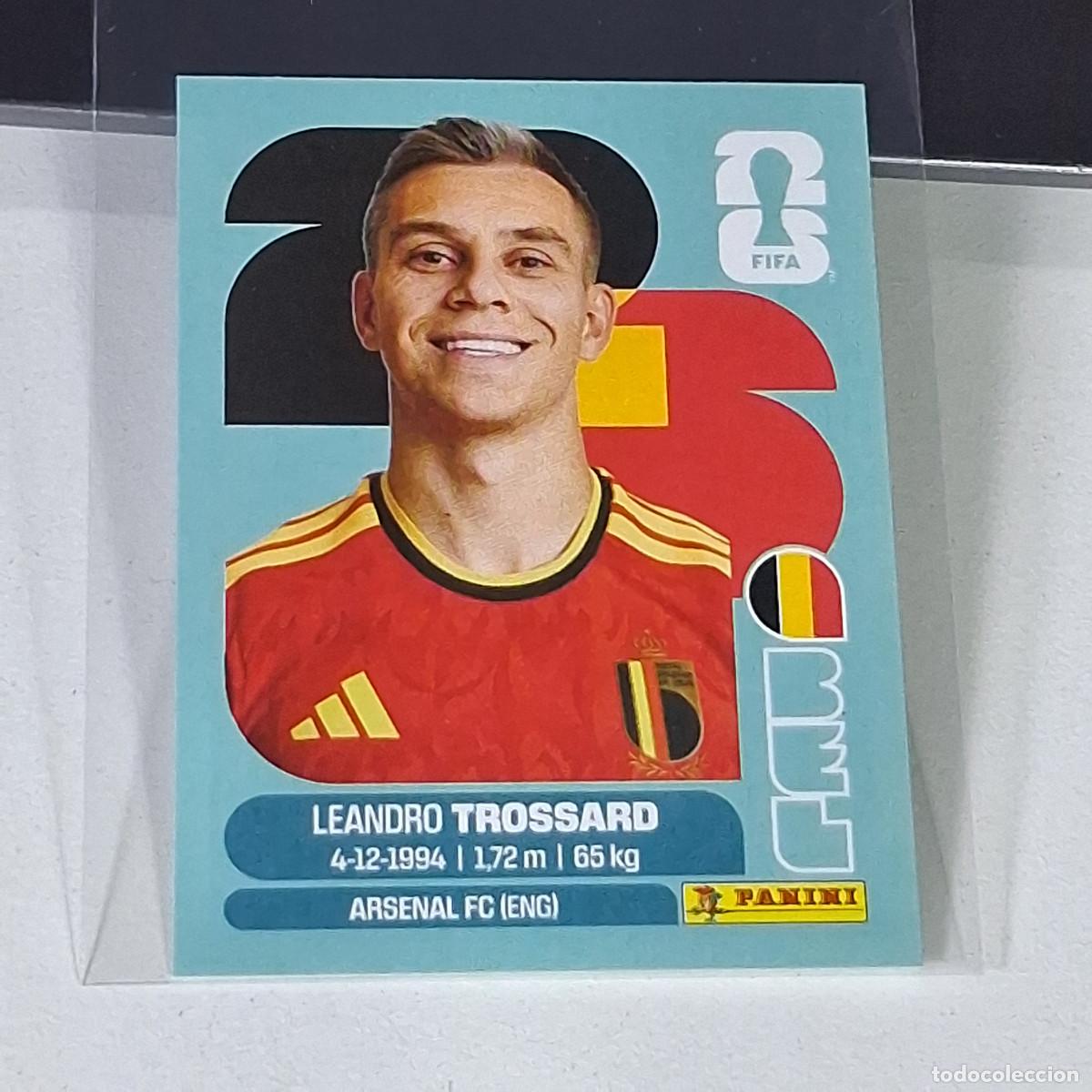 Cromos de F&uacute;tbol: A36 BEL 18 BEL18 LEANDRO TROSSARD B&Eacute;LGICA BELGIUM MUNDIAL FIFA WORLD CUP 2026 STICKER PANINI