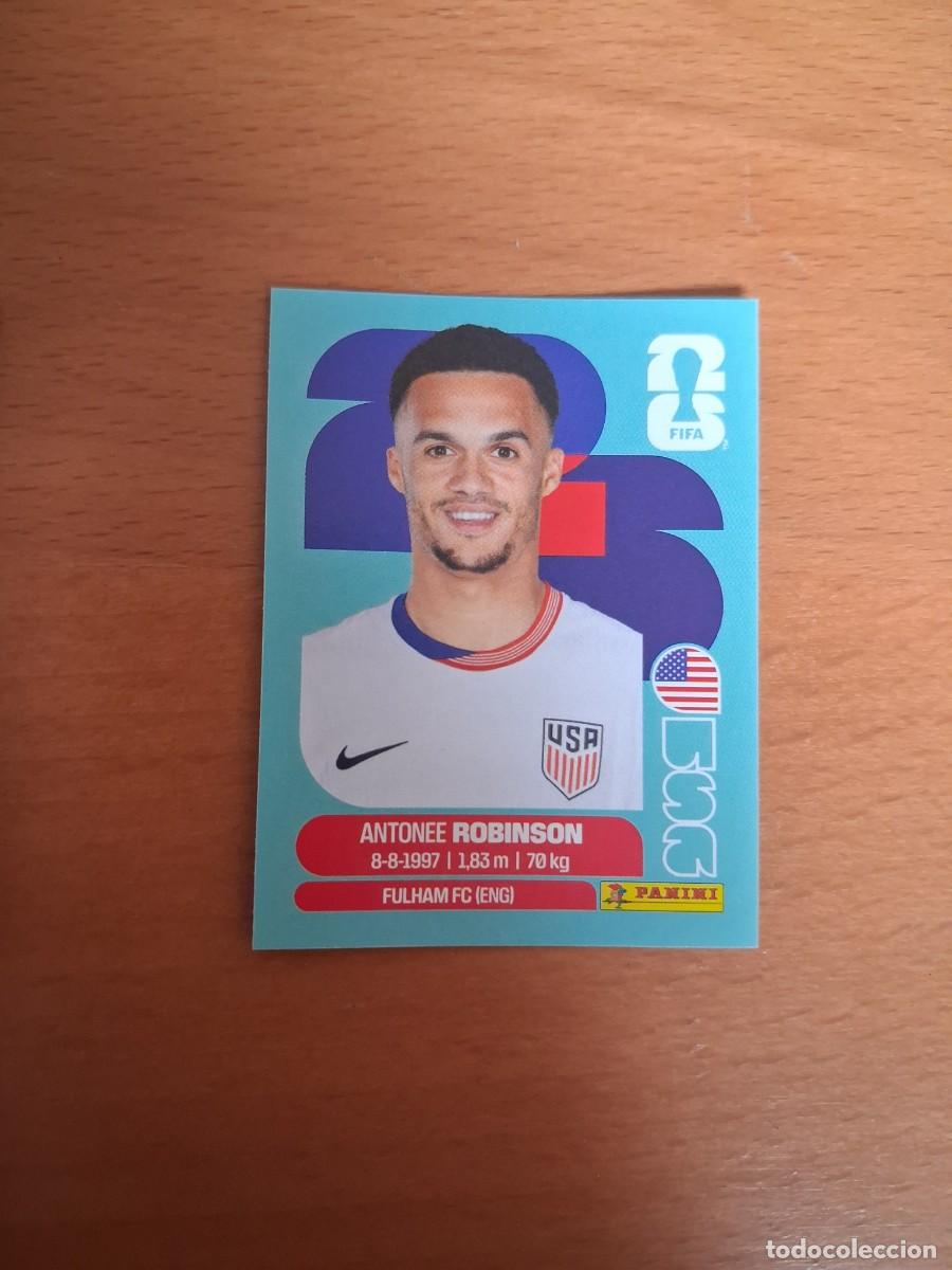 Cromos de F&uacute;tbol: Fifa World Cup 26 Mundial 2026 USA 7 Estados Unidos Antonee Robinson