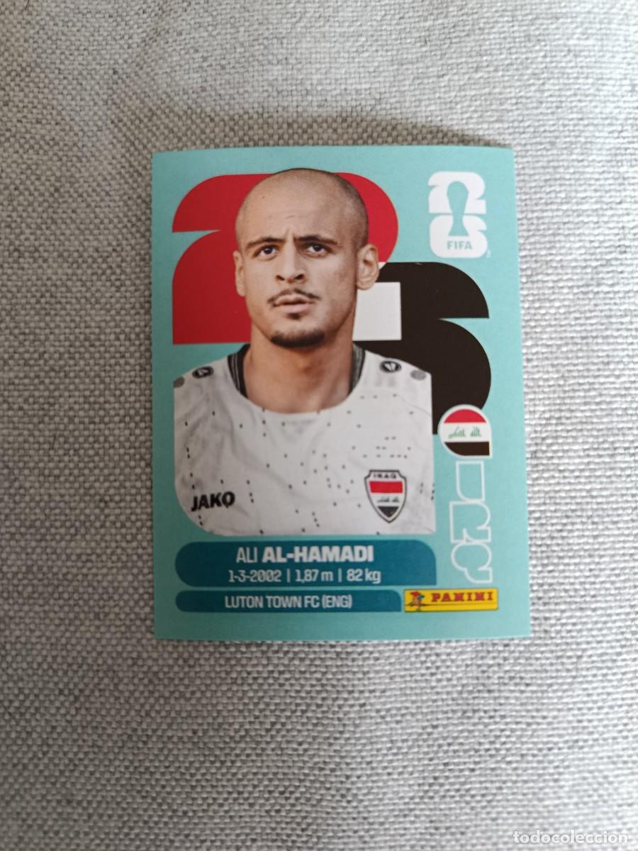 Cromos de F&uacute;tbol: Panini Mundial 2026 Estados Unidos-Mexico. 18- Al-Hamadi. Iraq. Nunca pegado.