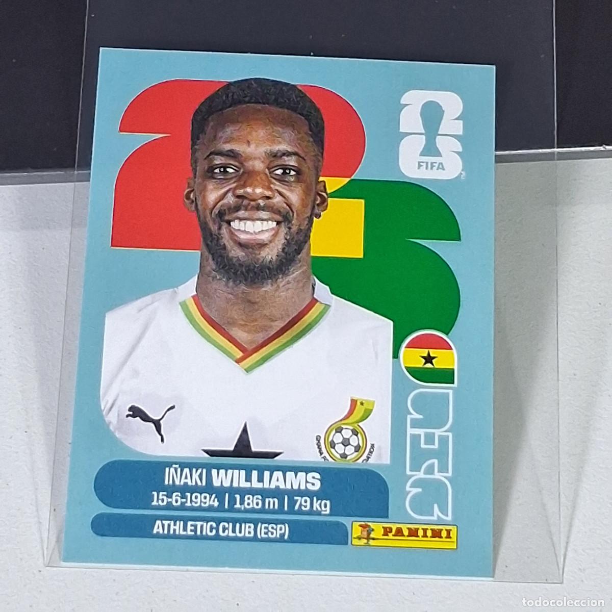Fu&szlig;ball-Sticker: A36 GHA15 I&Ntilde;AKI WILLIAMS 15 GHANA GHA MUNDIAL FIFA WORLD CUP 2026 STICKER PANINI
