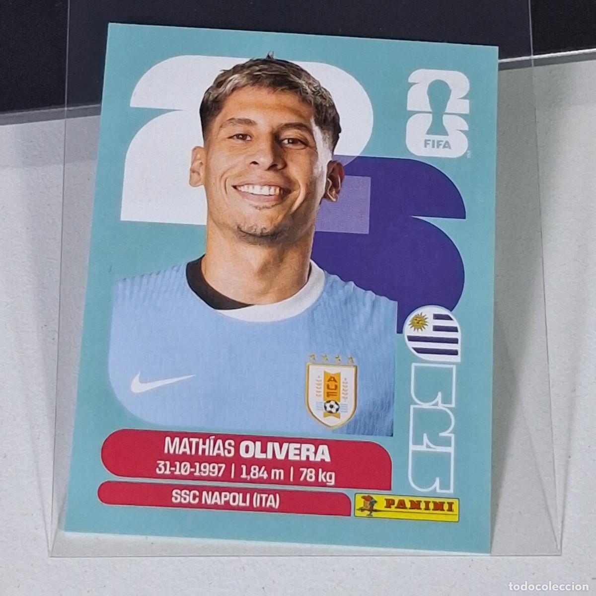 Cromos de F&uacute;tbol: A36 URU7 MATHIAS OLIVERA 7 URUGUAY URU MUNDIAL FIFA WORLD CUP 2026 STICKER PANINI