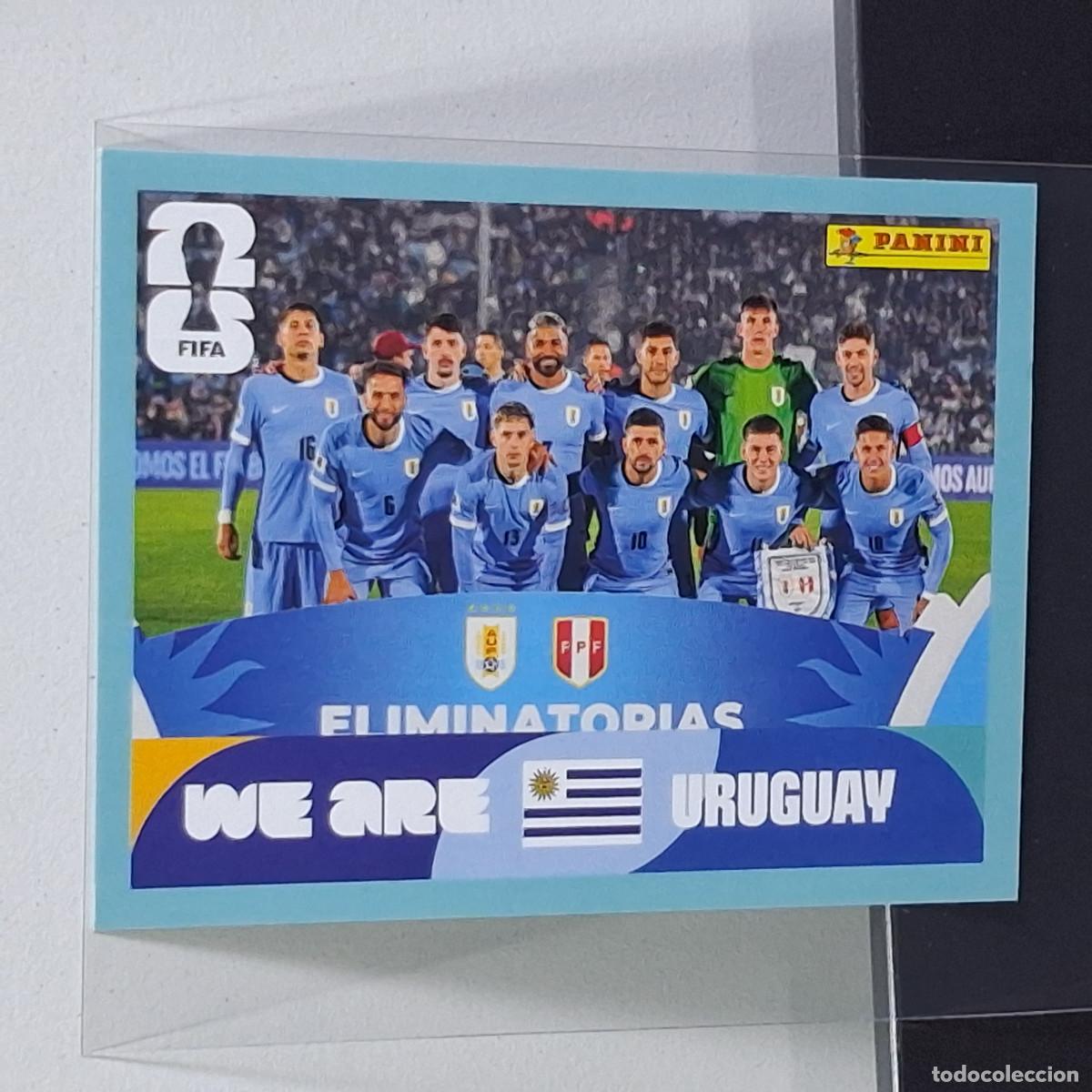 Cromos de F&uacute;tbol: A36 URU13 TEAM PHOTO EQUIPO 13 URUGUAY URU MUNDIAL FIFA WORLD CUP 2026 STICKER PANINI