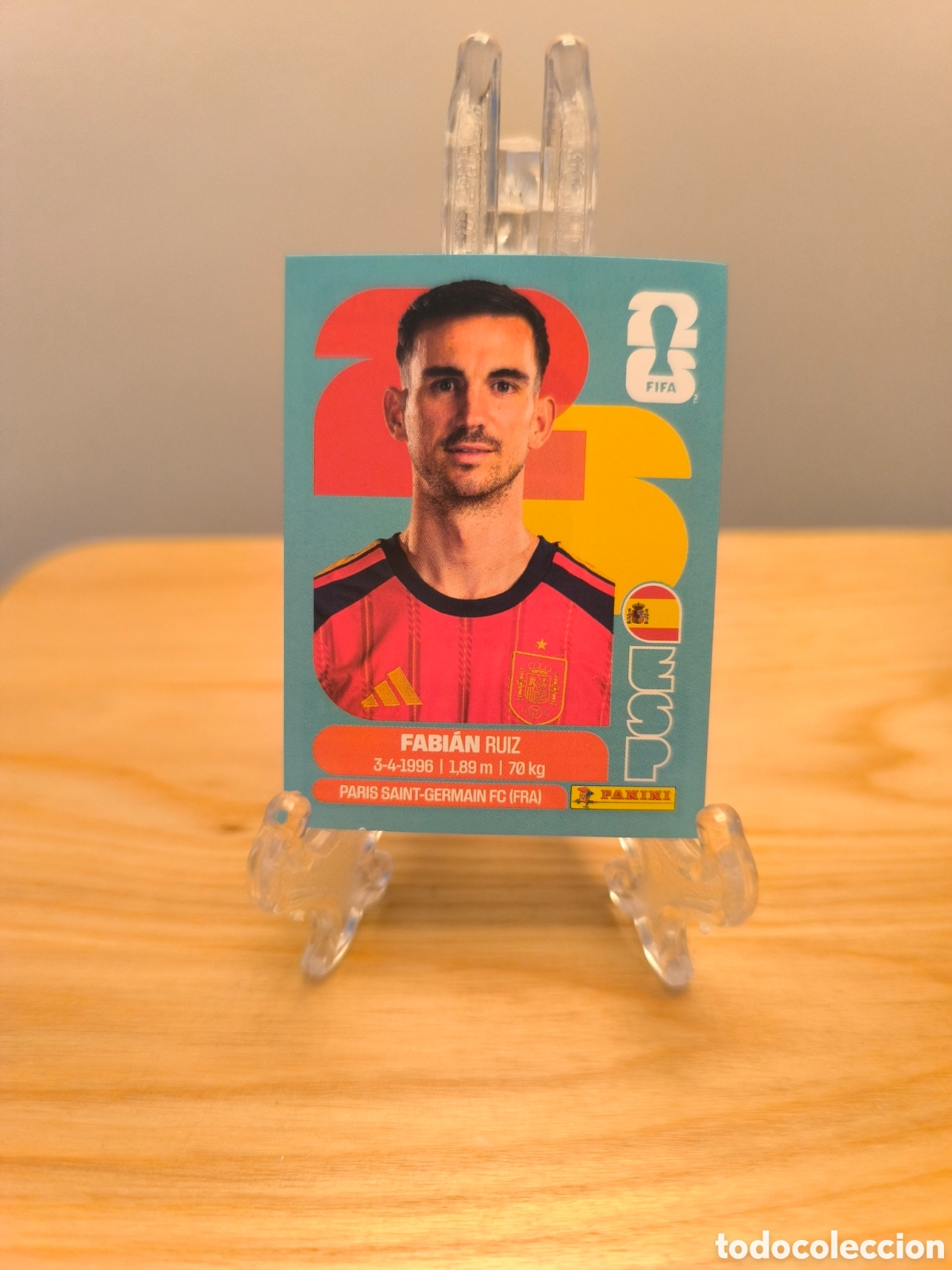 Cromos de F&uacute;tbol: Fabi&aacute;n Ruiz PANINI FIFA world cup 2026 ESP12