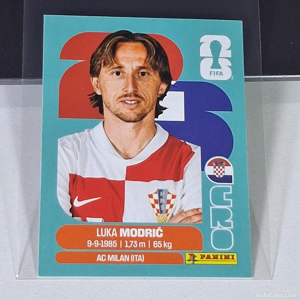 Cromos de F&uacute;tbol: A36 CRO9 CRO 9 LUKA MODRIĆ CROATIA CROACIA CRO MUNDIAL FIFA WORLD CUP 2026 STICKER PANINI