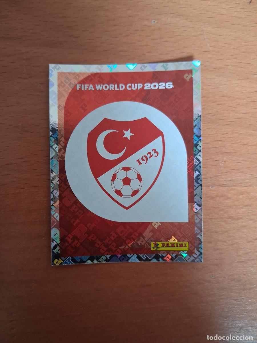 Cromos de F&uacute;tbol: Fifa World Cup 26 Mundial 2026 TUR 1 Turquia Escudo Logo