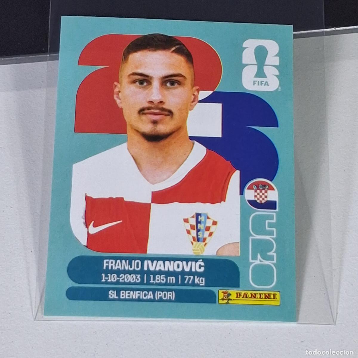 Cromos de F&uacute;tbol: A36 CRO20 FRANJO IVANOVIĆ 20 CROATIA CROACIA CRO MUNDIAL FIFA WORLD CUP 2026 STICKER PANINI