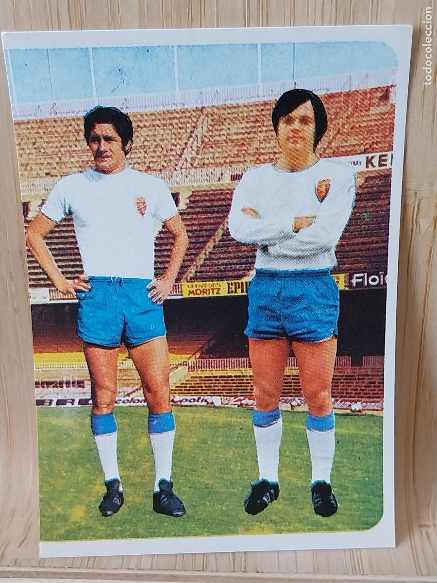 Cromos de F&uacute;tbol: LEIROS - J GONZALEZ ZARAGOZA RUIROMER A&Ntilde;O 1975 75 76 CROMO 144 +**+ SIN PEGAR NUNCA ROMERO