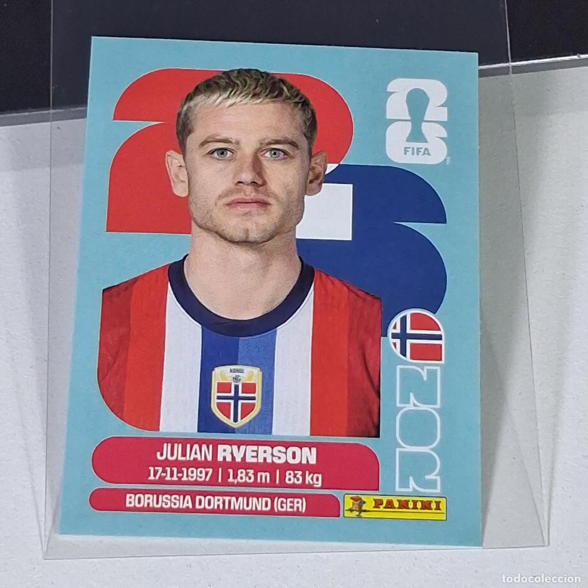 Cromos de F&uacute;tbol: A36 NOR3 JULIAN RYERSON 3 NORUEGA NORWAY NOR MUNDIAL FIFA WORLD CUP 2026 STICKER PANINI