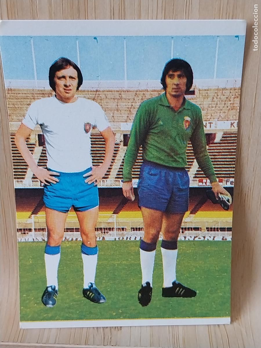 Cromos de F&uacute;tbol: NIEVES - SOTO ZARAGOZA RUIROMER A&Ntilde;O 1975 75 76 CROMO 142 +**+ SIN PEGAR NUNCA ROMERO