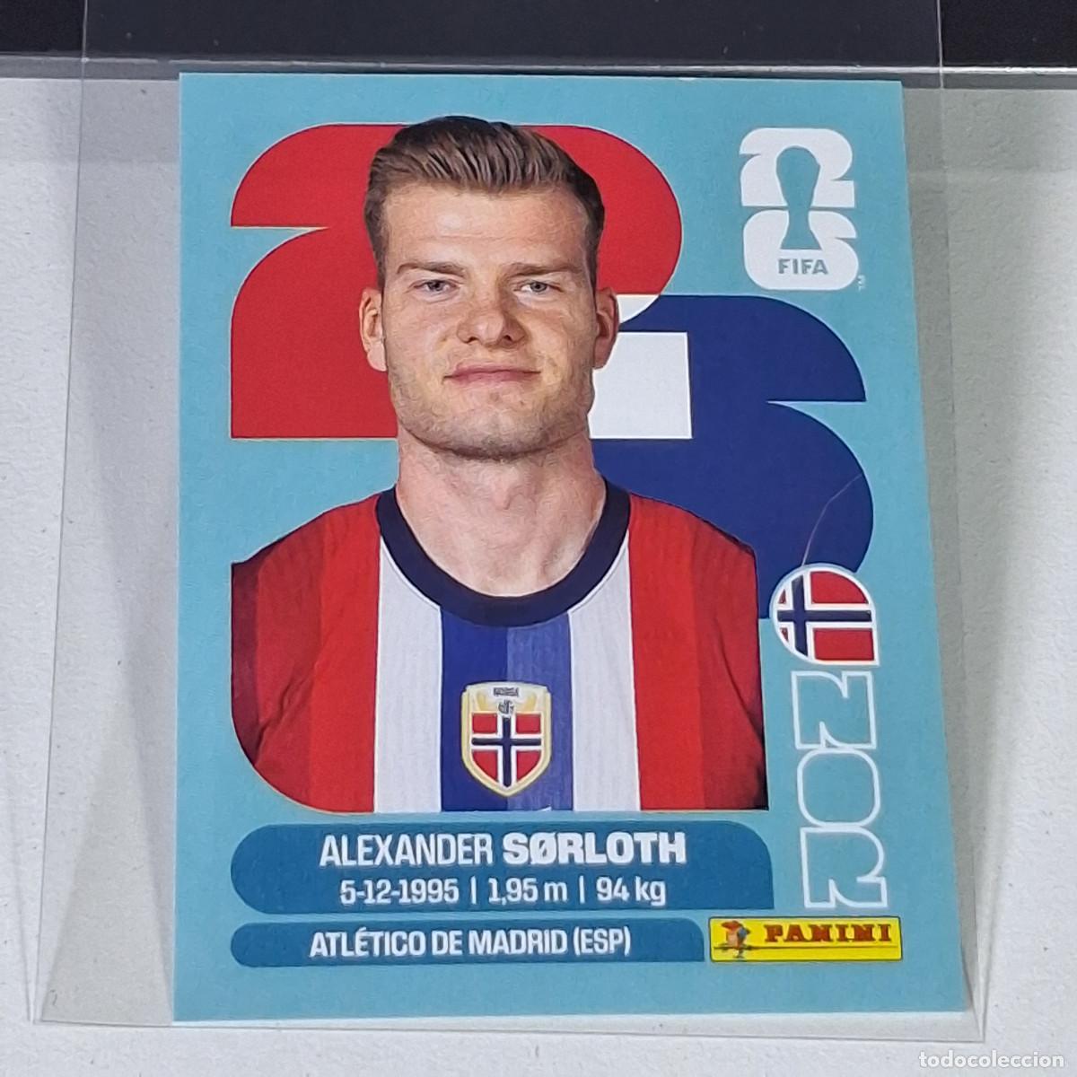 Cromos de F&uacute;tbol: A36 NOR 16 NOR16 ALEXANDER S&Oslash;RLOTH NORUEGA NORWAY NOR MUNDIAL FIFA WORLD CUP 2026 STICKER PANINI