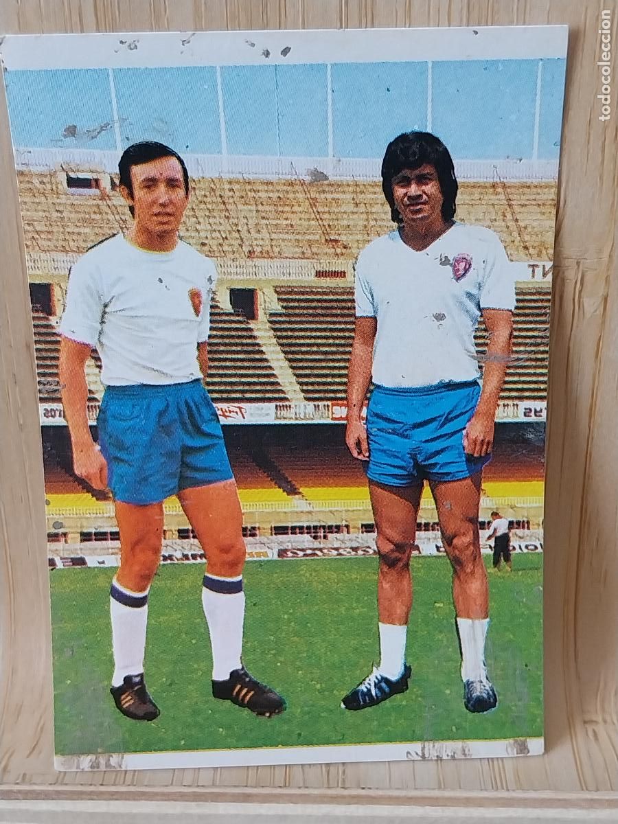 Football Stickers: BLANCO - GONZALEZ ZARAGOZA RUIROMER A&Ntilde;O 1975 75 76 CROMO 138 +*+ SIN PEGAR NUNCA ROMERO