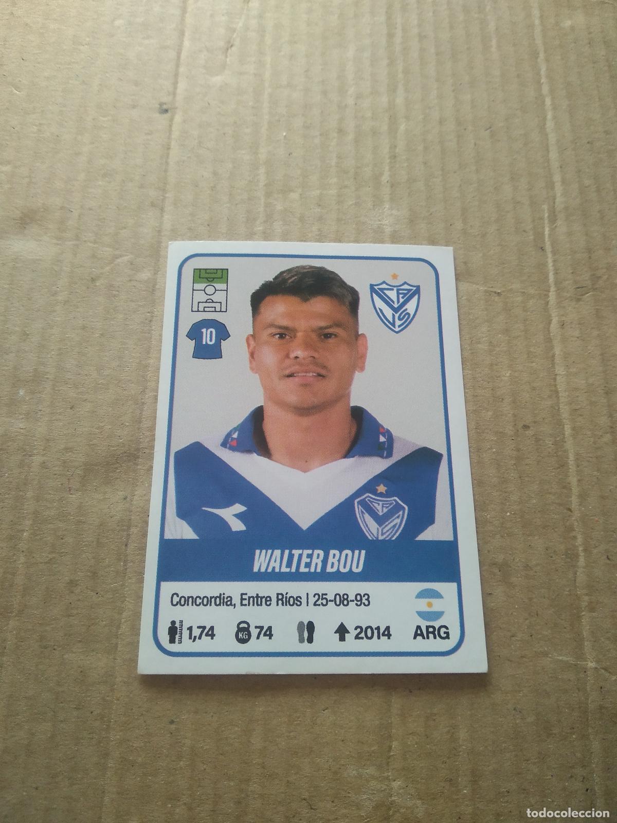 Football Stickers: 476 WALTER BOU VELEZ CROMO FUTBOL ARGENTINO PANINI LIGA ARGENTINA 2023